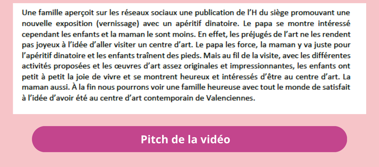 Pitch de la vidéo
